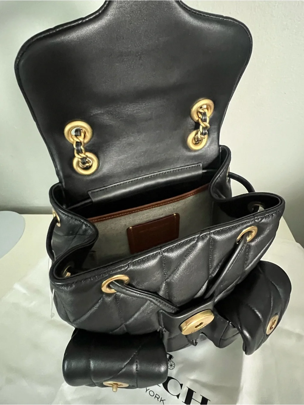 Coach Tabby Backpack With Pillow Quilting